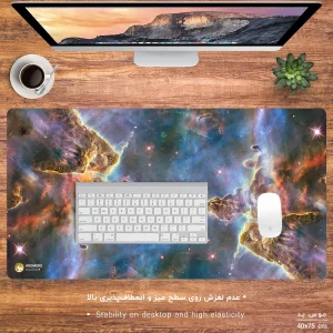 ماوس پد هومرو مدل MX364 طرح گلکسی کهکشان