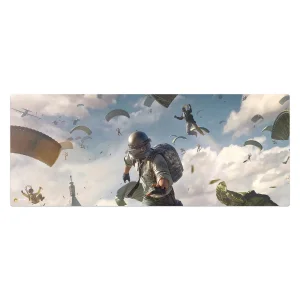 ماوس پد هومرو مدل HX125 طرح PUBG سایز 40x100 سانتی‌متر