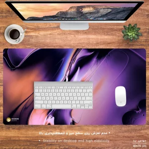 ماوس پد مخصوص بازی هومرو مدل MX140 طرح فانتزی انتزاعی