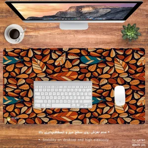 ماوس پد هومرو مدل MX773 طرح برگ پاییزی
