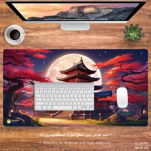 ماوس پد هومرو مدل MX1303 طرح ژاپن سامورایی