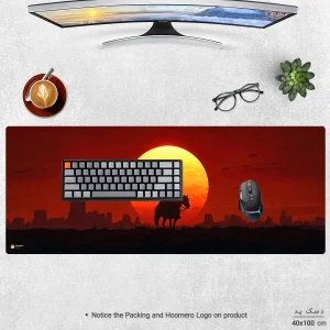 ماوس پد هومرو مدل HX213 طرح Red Dead Redemption سایز 40x100 سانتی‌متر
