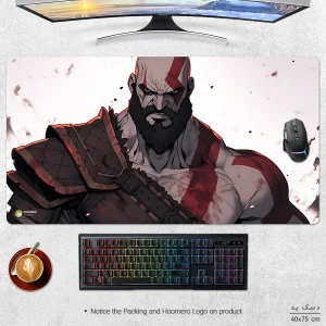 ماوس پد هومرو مدل MX1543 طرح بازی خدای جنگ God of War
