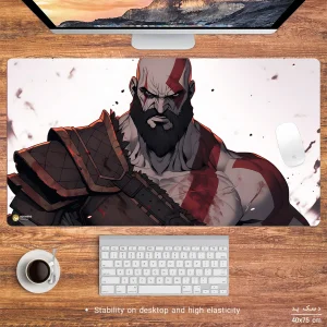 ماوس پد هومرو مدل MX1543 طرح بازی خدای جنگ God of War