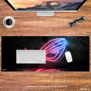 ماوس پد هومرو مدل HX562 طرح ایسوس ROG سایز 40x100 سانتی متر