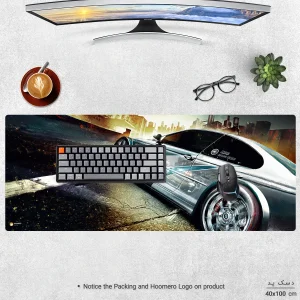 ماوس پد هومرو مدل HX531 طرح بازی Need for Speed سایز 40x100 سانتی‌متر