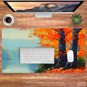 ماوس پد هومرو مدل MX1239 طرح نقاشی پاییزی