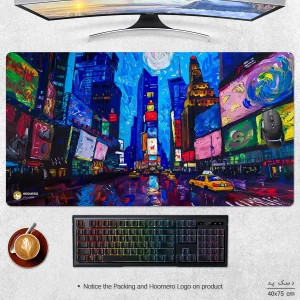 ماوس پد هومرو مدل MX2705 طرح نقاشی شهر فانتزی