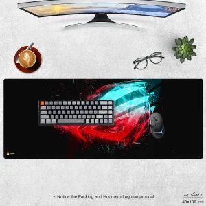 ماوس پد هومرو مدل HX561 طرح ایسوس ROG سایز 40x100 سانتی متر