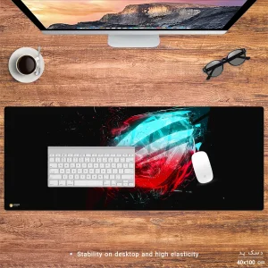 ماوس پد هومرو مدل HX561 طرح ایسوس ROG سایز 40x100 سانتی متر