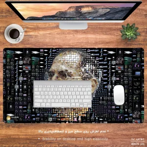 ماوس پد هومرو مدل MX486 طرح برنامه نویسی استیو جابز