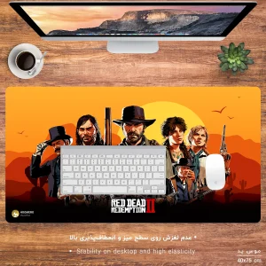 ماوس پد مخصوص بازی هومرو مدل MX058 طرح Red Dead Redemption