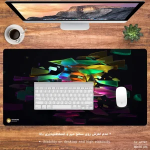 ماوس پد مخصوص بازی هومرو مدل MX009 طرح انتزاعی