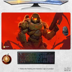 ماوس پد هومرو مدل MX2373 طرح DOOM Eternal