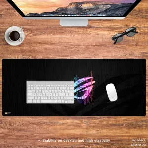 ماوس پد هومرو مدل HX559 طرح ایسوس ROG سایز 40x100 سانتی‌متر