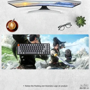 ماوس پد هومرو مدل HX610 طرح Where Winds Meet سایز 40x100 سانتی‌متر