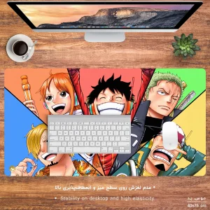 ماوس پد هومرو مدل MX2066 طرح انیمه وان پیس One Piece
