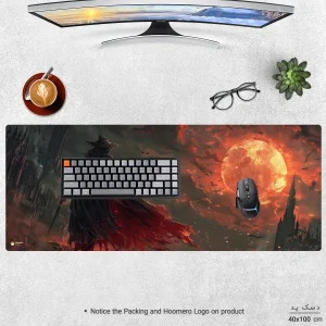 ماوس پد هومرو مدل HX069 طرح بازی Bloodborne سایز 40x100 سانتی‌متر
