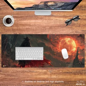 ماوس پد هومرو مدل HX069 طرح بازی Bloodborne سایز 40x100 سانتی‌متر