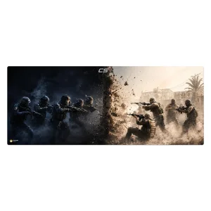 ماوس پد هومرو مدل HX629 طرح کانتر استرایک سایز 40x100 سانتی‌متر