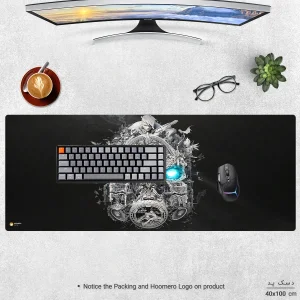 ماوس پد هومرو مدل HX445 طرح Borderlands سایز 40x100 سانتی‌متر