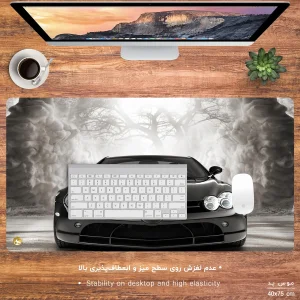 ماوس پد هومرو مدل MX1277 طرح ماشین بنز