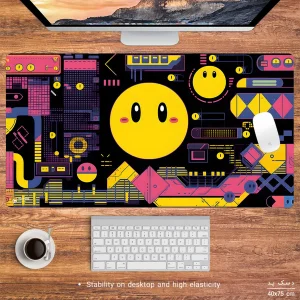 ماوس پد هومرو مدل MX1560 طرح بازی Pac Man
