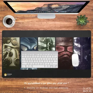 ماوس پد مخصوص بازی هومرو مدل MX1112 طرح بازی فال اوت Fallout