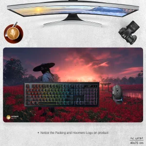ماوس پد هومرو مدل MX1951 طرح بازی Ghost of Tsushima