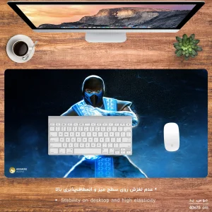 ماوس پد مخصوص بازی هومرو مدل MX818 طرح بازی مورتال کامبت