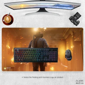 ماوس پد هومرو مدل MX2111 طرح بازی رد دد ریدمپشن Red Dead Redemption