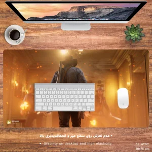 ماوس پد هومرو مدل MX2111 طرح بازی رد دد ریدمپشن Red Dead Redemption