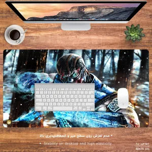 ماوس پد مخصوص بازی هومرو مدل MX817 طرح بازی مورتال کامبت