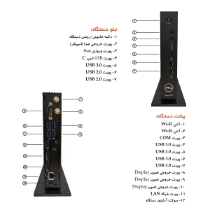 کامپیوتر کوچک دل مدل WYSE 5070 Celeron- E