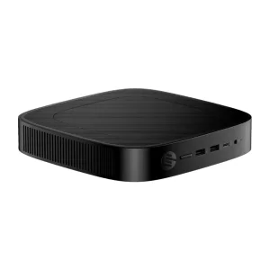 کامپیوتر کوچک اچ‌ پی مدل T550 با پردازنده Celeron J6412 حافظه SSD با ظرفیت 128 گیگابایت رم DDR4 با ظرفیت هشت گیگابایت پردازنده گرافیکی Intel