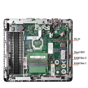کامپیوتر کوچک اچ‌ پی مدل HP T630 با پردازنده Quad Core AMD GX-420GI حافظه SSD با ظرفیت 256 گیگابایت رم DDR4 با ظرفیت هشت گیگابایت پردازنده گرافیکی AMD
