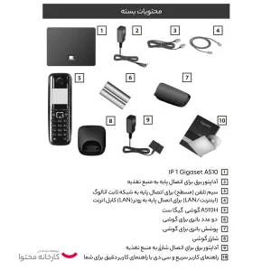 تلفن گیگاست مدل A510 IP