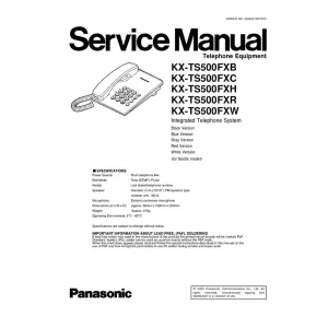 تلفن پاناسونیک مدل KX-TS500FX