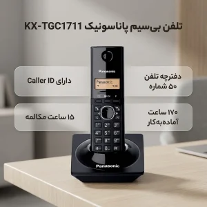 تلفن بی سیم پاناسونیک مدل KX-TGC1711