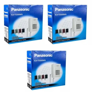 تلفن پاناسونیک مدل KX-TS500MX بسته 3 عددی