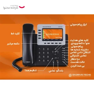 تلفن تحت شبکه گرنداستریم مدل GXP2140