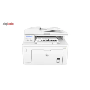 پرینتر اچ پی تک رنگ سه کاره با چاپ لیزری مدل LaserJet Pro MFP M227sdn، سایز چاپ A4، مجهز به تغذیه خودکار ADF، دارای اتصال شبکه، قابلیت چاپ دو رو