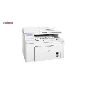 پرینتر اچ پی تک رنگ سه کاره با چاپ لیزری مدل LaserJet Pro MFP M227sdn، سایز چاپ A4، مجهز به تغذیه خودکار ADF، دارای اتصال شبکه، قابلیت چاپ دو رو