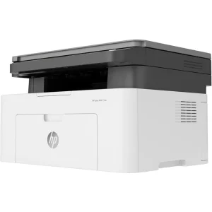 پرینتر اچ پی تک رنگ سه کاره با چاپ لیزری مدل Laser MFP 135w، سایز چاپ A4، قابلیت اتصال به شبکه بی‌سیم، سازگار با سیستم عامل ویندوز 7 و یا بالاتر