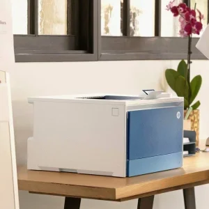 پرینتر لیزری تک کاره رنگی اچ پی مدل LaserJet Pro 4203dw با اتصال باسیم و بی‌سیم سایز چاپ A4 با قابلیت چاپ دورو خودکار