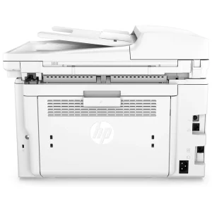 پرینتر اچ پی تک رنگ چهار کاره‌ با چاپ لیزری مدل LaserJet Pro MFP M227fdn، سایز چاپ A4، مجهز به تغذیه خودکار ADF، قابلیت‌ اتصال به WiFi
