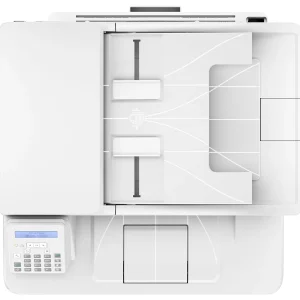 پرینتر اچ پی تک رنگ چهار کاره‌ با چاپ لیزری مدل LaserJet Pro MFP M227fdn، سایز چاپ A4، مجهز به تغذیه خودکار ADF، قابلیت‌ اتصال به WiFi