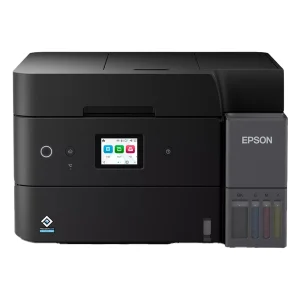 پرینتر جوهر افشان چندکاره رنگی اپسون مدل EcoTank L6390 با اتصال باسیم و بی‌سیم سایز چاپ A4 با قابلیت چاپ دو رو