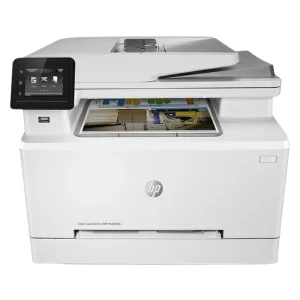پرینتر اچ ‌پی رنگی چهار کاره با چاپ لیزری مدل Color LaserJet Pro MFP M283fdn، سایز چاپ A4، قابلیت چاپ دو رو، قابلیت اتصال به WiFi و دارای پورت USB