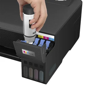 پرینتر جوهرافشان تک‌کاره اپسون مدل EcoTank L1250 با اتصال Wi-Fi و USB، سازگار با اپلیکیشن اختصاصی موبایل و پشتیبانی از کاغذ A4 تا A6